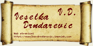 Veselka Drndarević vizit kartica